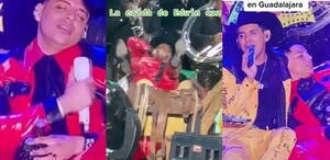 Eduin Caz se duerme en pleno concierto de Grupo Firme Eduin Caz se duerme en pleno concierto de Grupo Firme