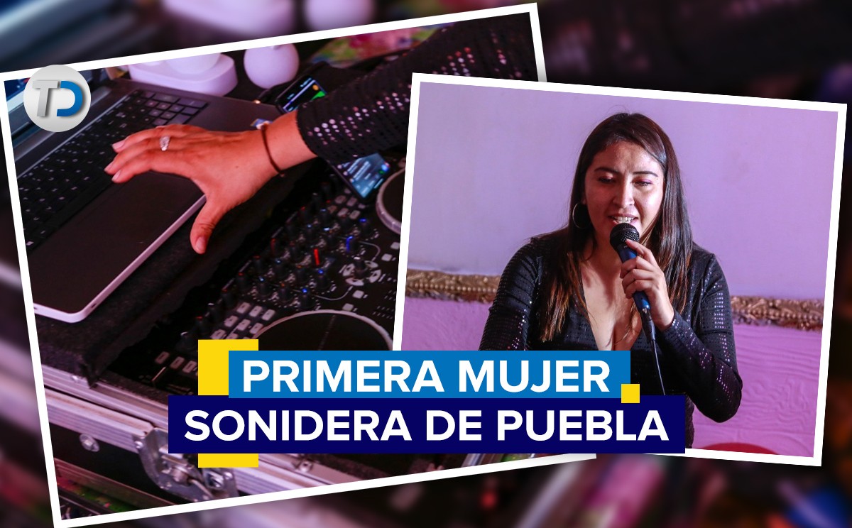 Primera mujer sonidera de Puebla / Andrés Lobato.