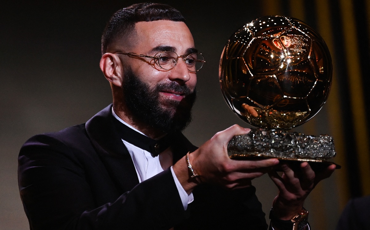 Karim Benzema, nuevo ganador del Balón de Oro / @AFP