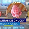 Paletas con rostro de Chucky