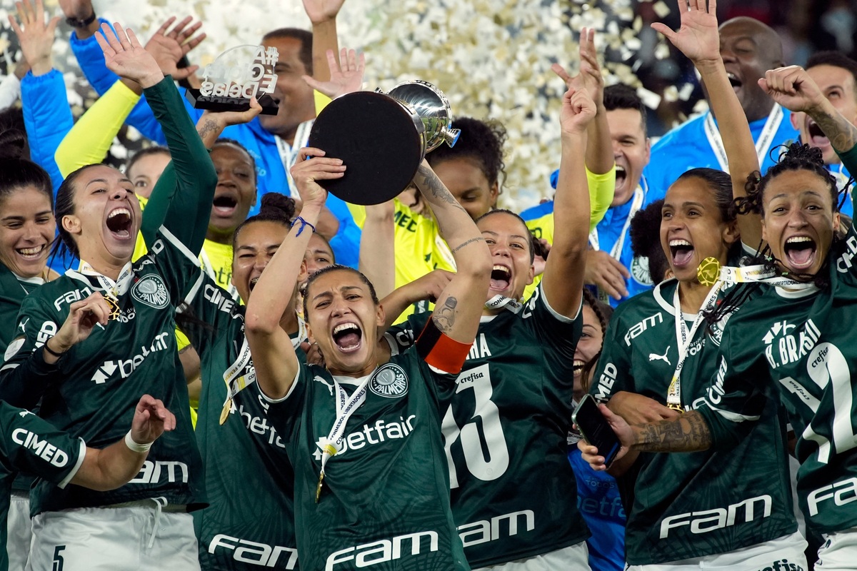 Palmeiras femenil es campeón de la Copa Libertadores 2022. / Reuters