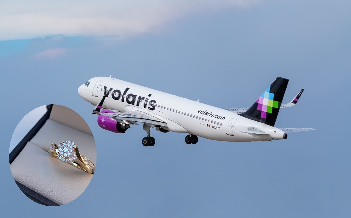 Anillo que perdió novio en vuelo de CdMx/ Archivo