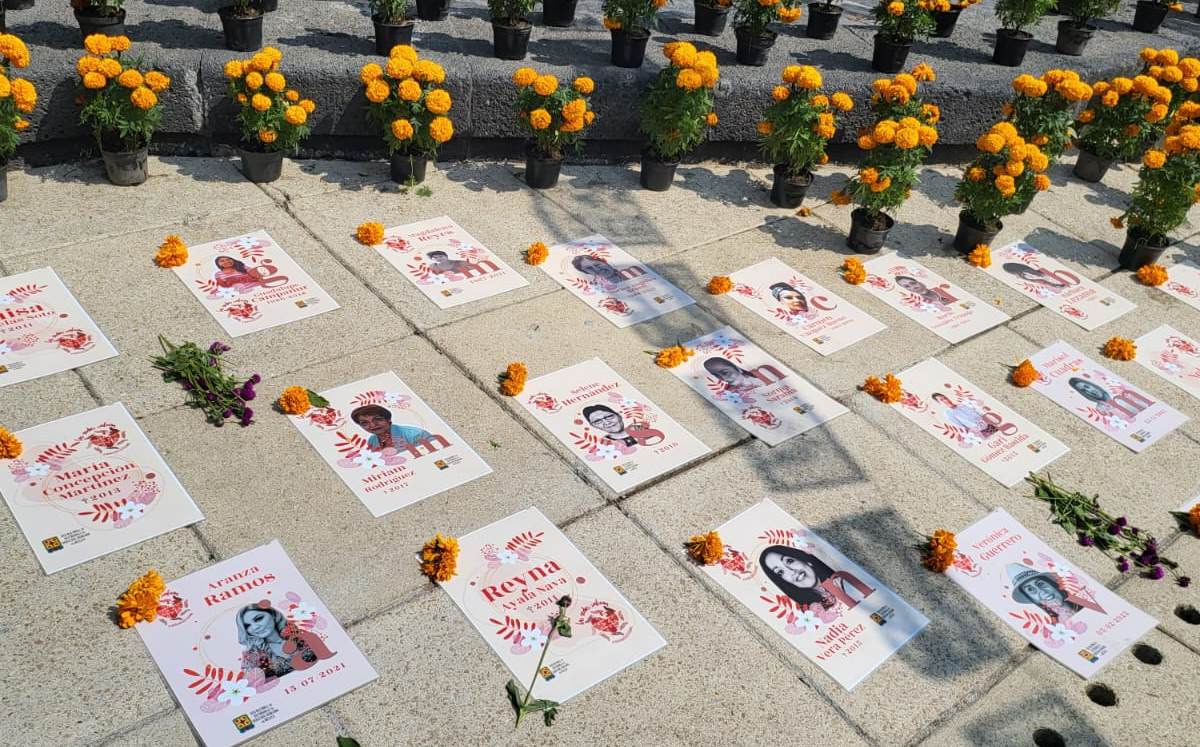 Ofrenda a periodistas asesinados / Ramón Ramírez