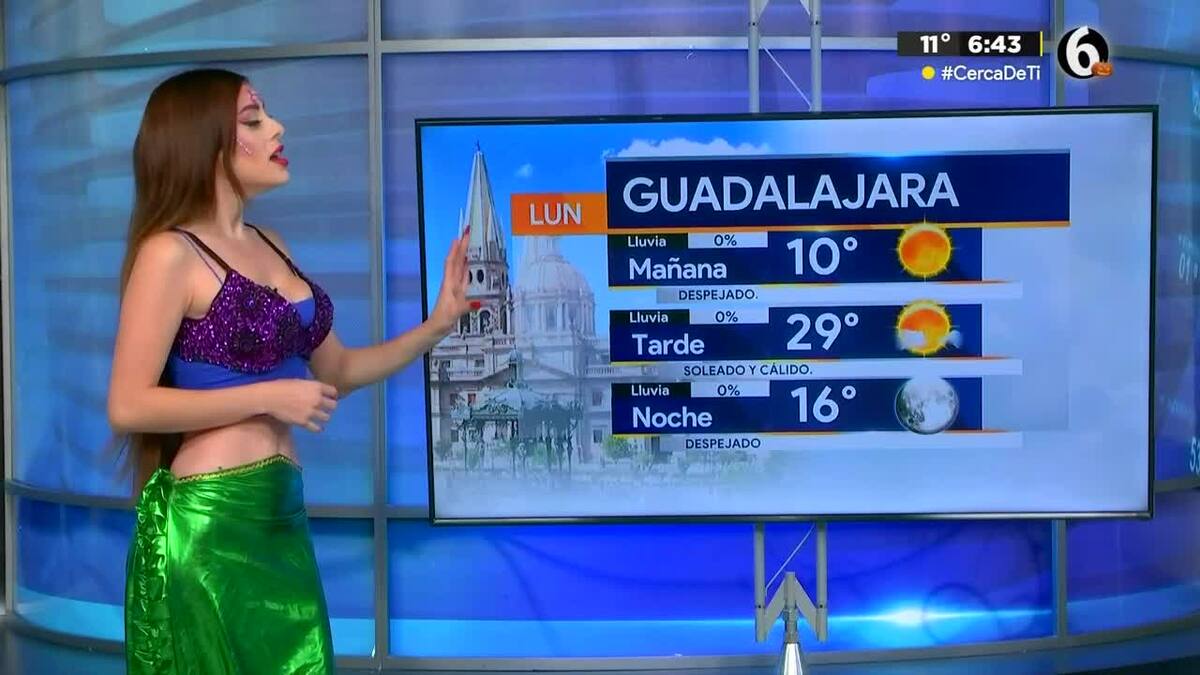 Pronóstico del tiempo para Guadalajara, con Scarlett Salazar 31 de