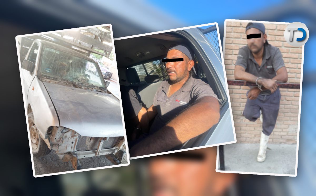 El probable responsable identificado como Valentín, de 37 años había huido pero más tarde fue detenido, en Saltillo.