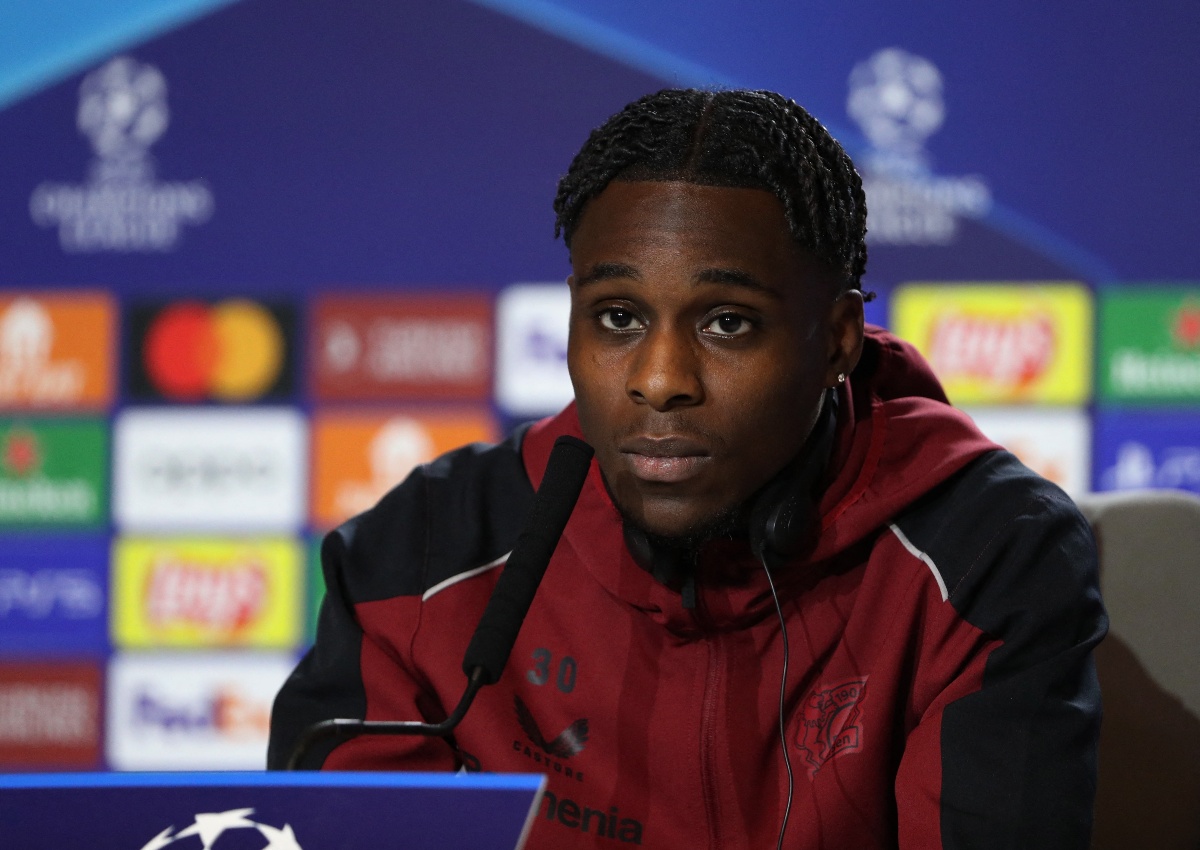 El jugador neerlandés del Bayer Leverkusen, Jeremie Frimpong / Reuters