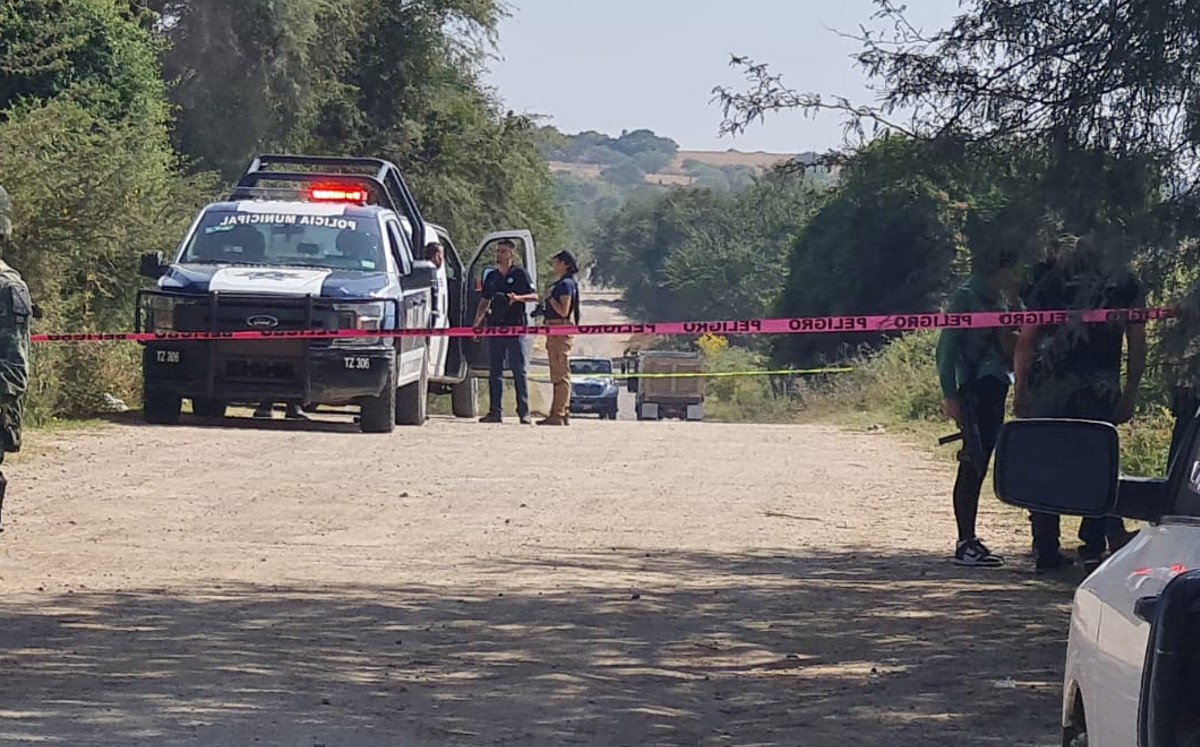 Área acordonada en asesinato / Juan Carlos Munguía