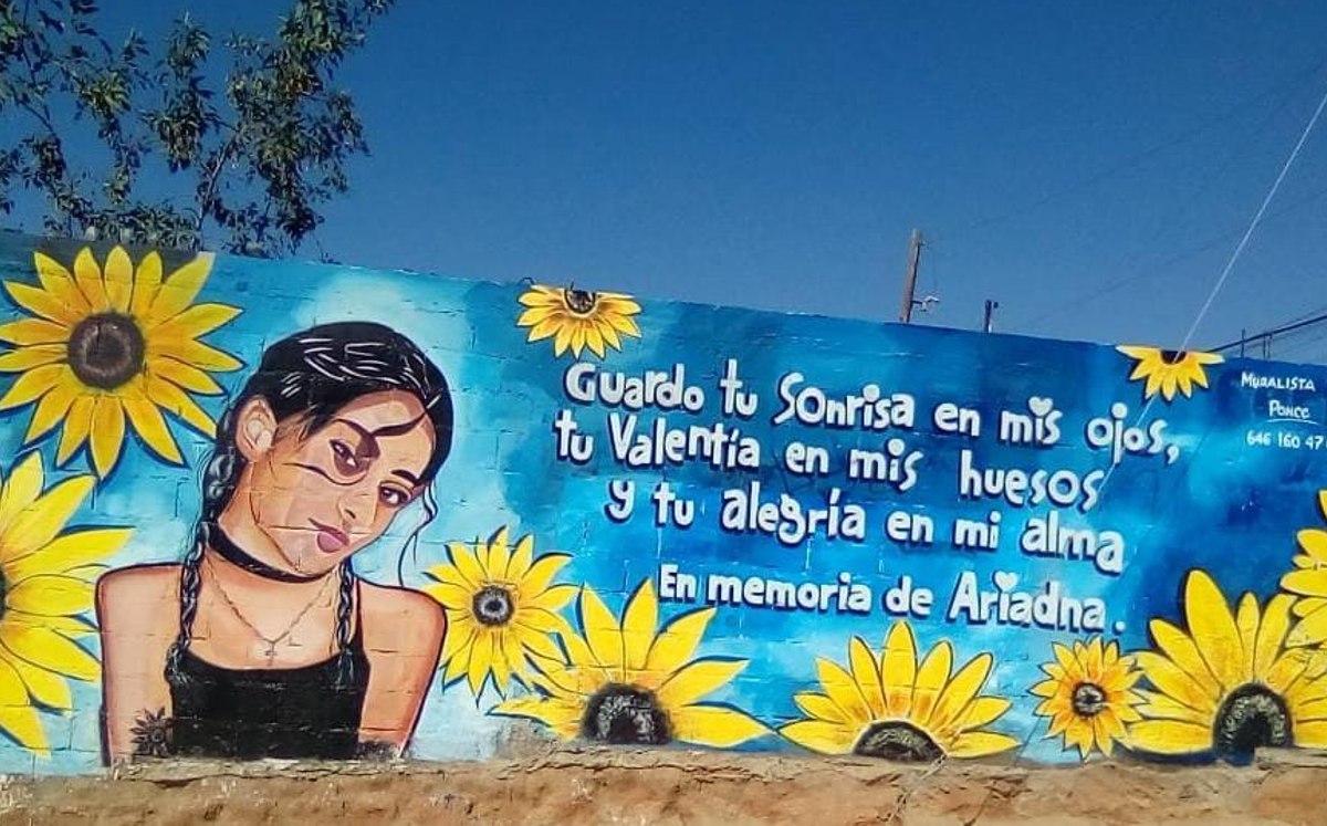 El mural fue realizado por el artista Javier Ponce /Azucena Rangel