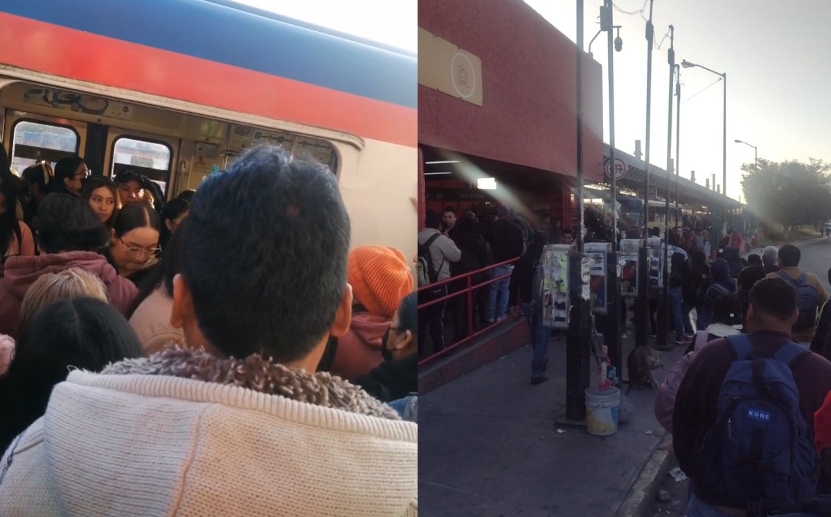 Reportan retraso en servicio del Metro en la estación Talleres. | Especial