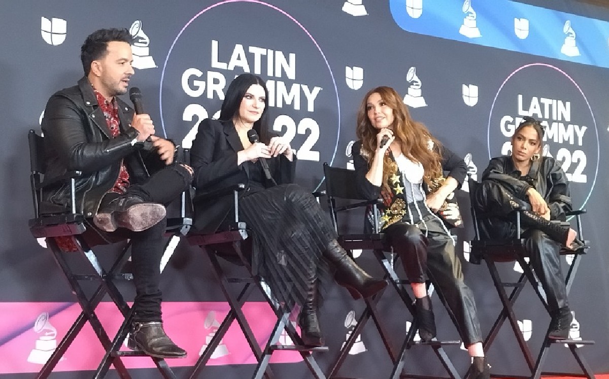 Thalía, Laura Pausini, Anitta y Luis Fonsi preparan los Latin Grammy