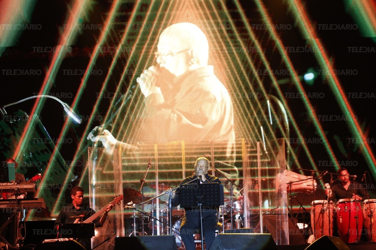 Pablo Milanés durante concierto en Puebla | Andrés Lobato