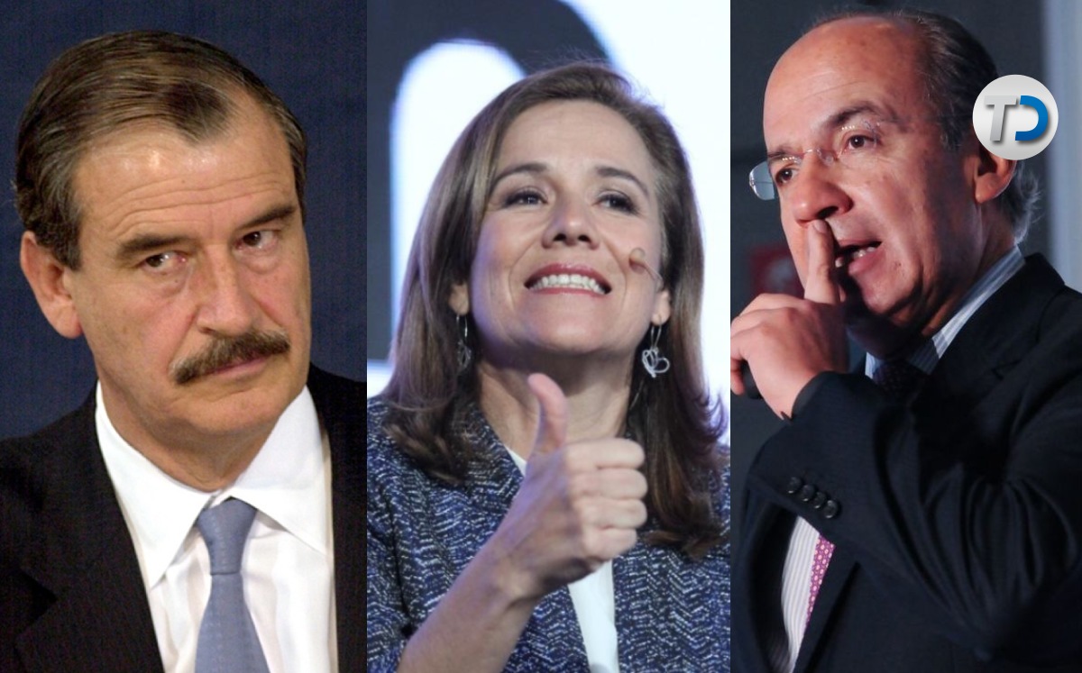 Felipe Calderón, Vicente Fox y Margarita Zavala/ Mauricio Ledesma