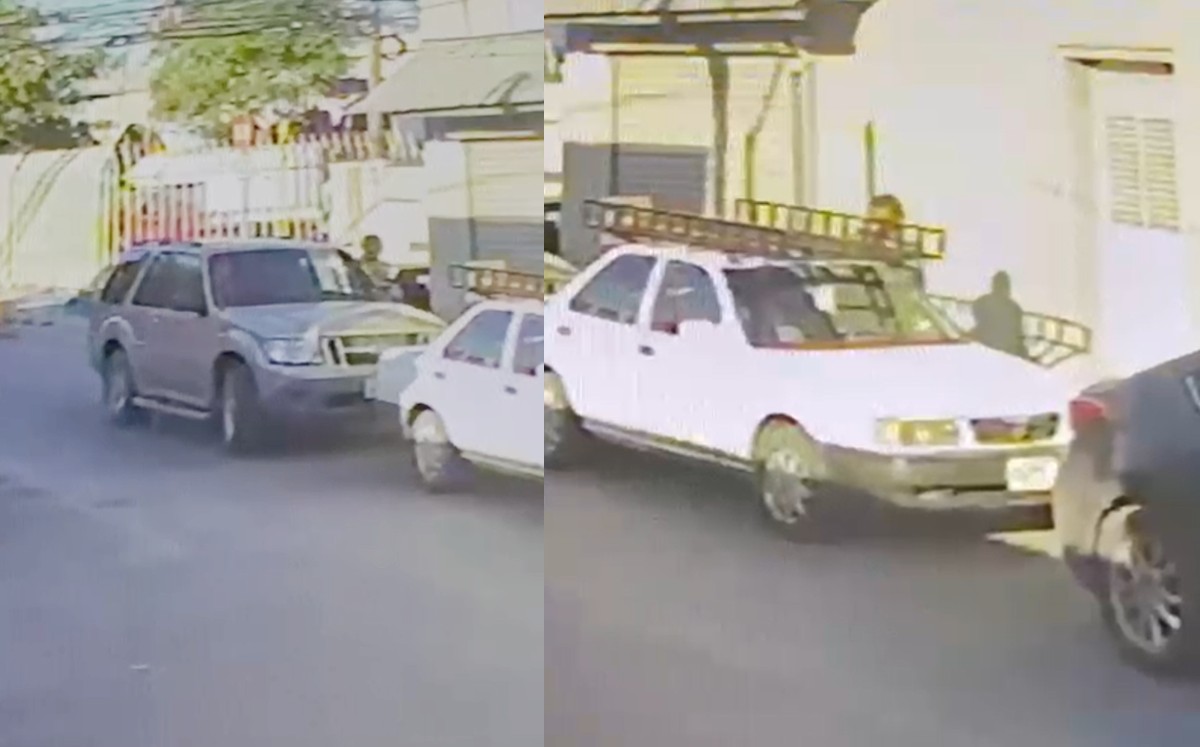 Captan robo de pertenencias de un vehículo en Guadalupe | Cortesía