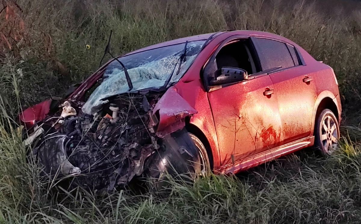 Automovilista muere tras chocar contra tráiler en Cadereyta. | Agustín Martínez