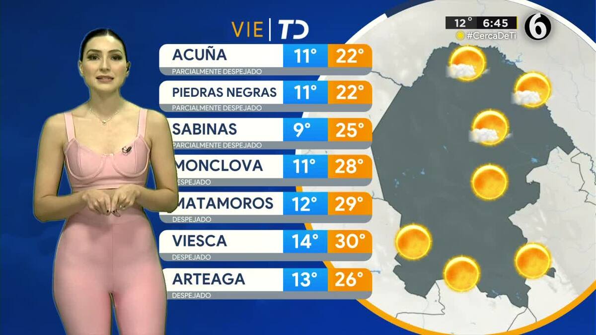 Pronóstico del tiempo para Laguna, con Diana Sánchez - 02 de diciembre de 2022 Pronóstico del tiempo para Laguna, con Diana Sánchez - 02 de diciembre de 2022