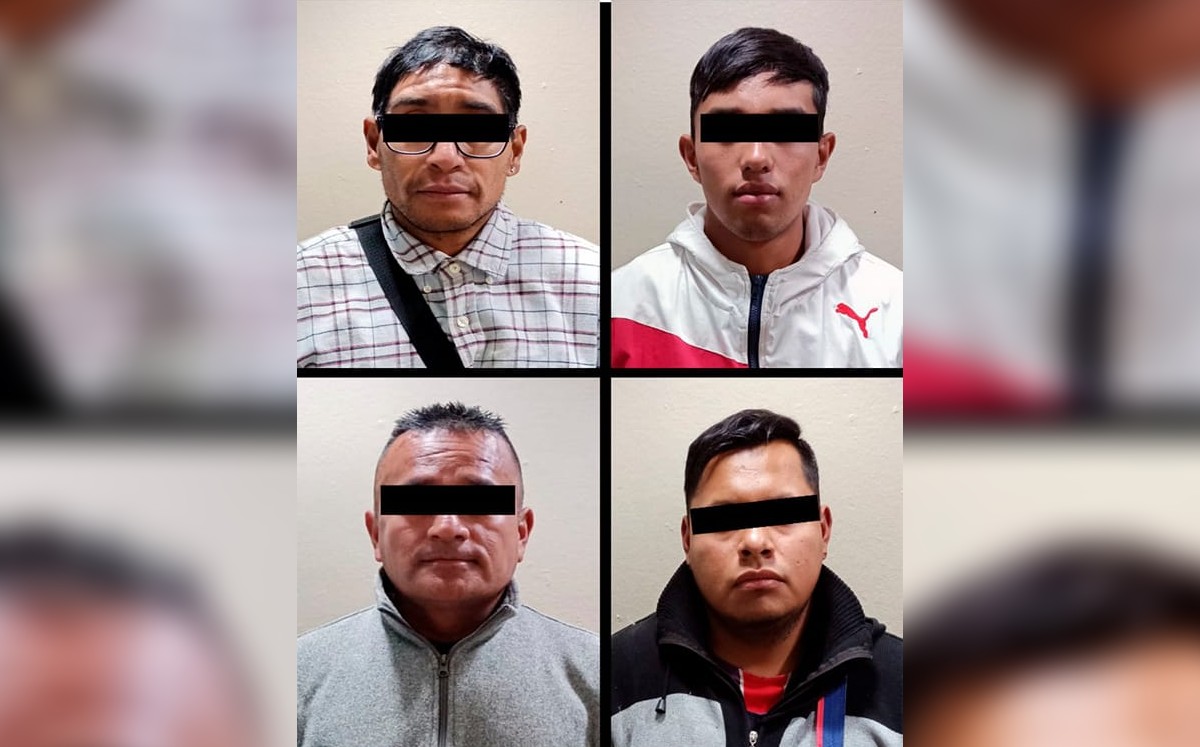 Sujetos detenidos en Cuautitlán Izcalli / Secretaría de Seguridad Edomex