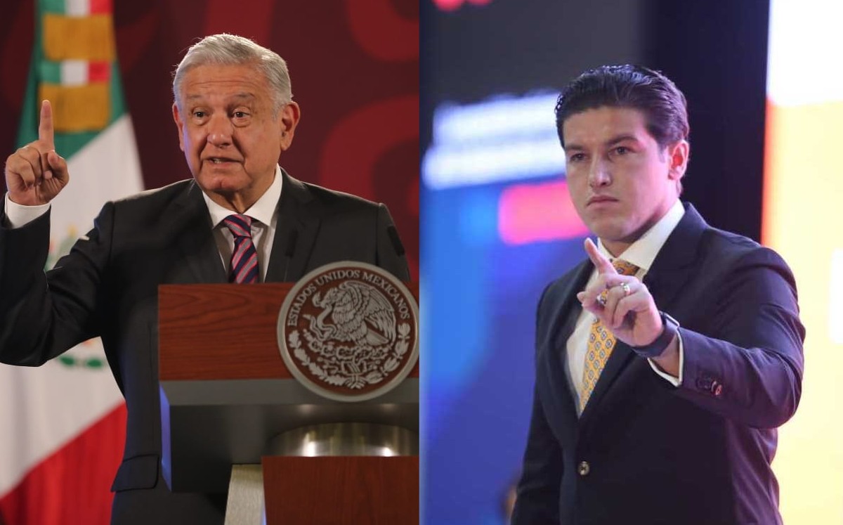 El presidente Andrés Manuel López Obrador y el Gobernador Samuel García | Cortesía