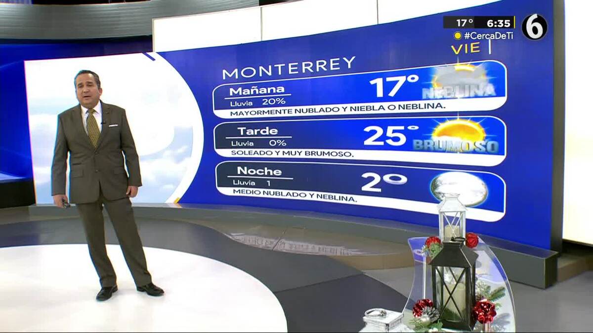 Pronóstico del tiempo para Monterrey, con Abimael Salas 09 de
