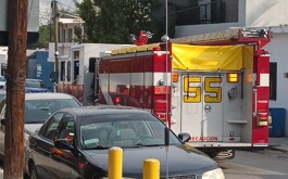 Explosión por fuga de gas en San Pedro.