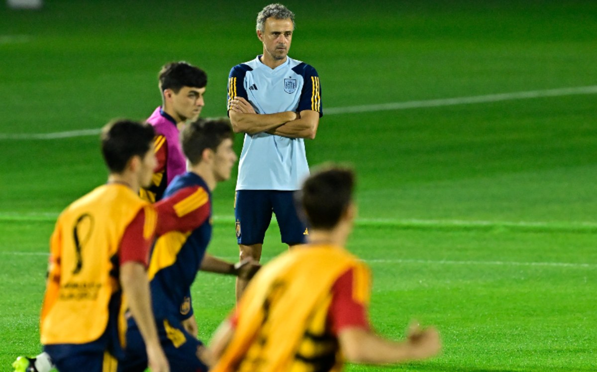 Luis Enrique, técnico español / CORTESÍA: @AFP