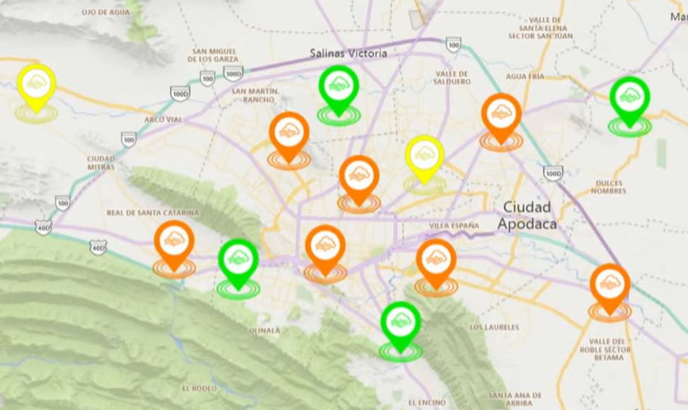 Según el Sistema Integral de Monitoreo Ambiental (SIMA), ocho estaciones marcan mala calidad del aire. | Cortesía