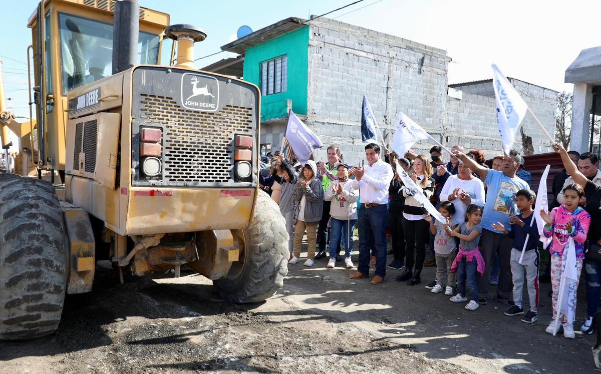 Inician trabajos de pavimentación en la colonia Huertas de San Mario | Especial