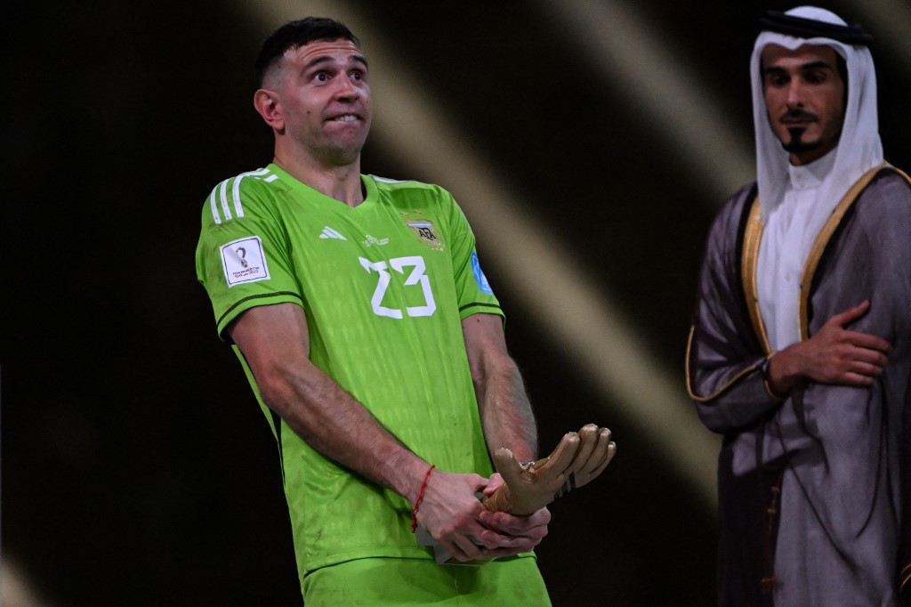El portero de la selección Argentina Emiliano 'Dibu' Martínez / AFP