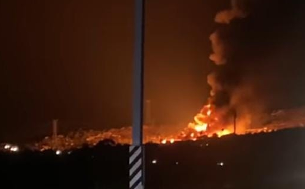Incendio en Epazoyuca, Hidalgo/ Especial