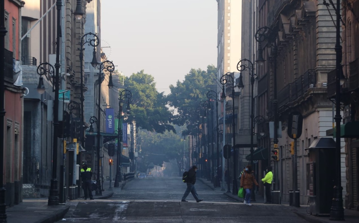 Amanecer del 1 de enero de 2023 en CdMx /Javier Ríos