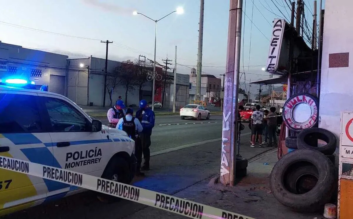 Encargado de vulcanizadora es atacado a balazos en Monterrey