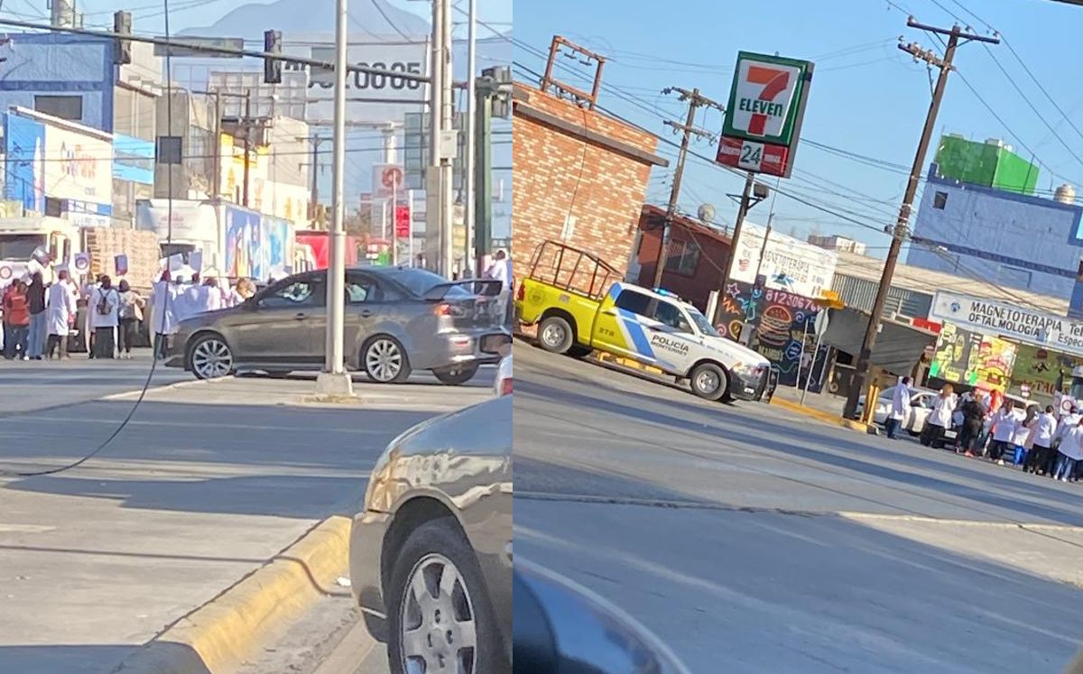Personal del Issste protesta con cierre de calles | Cortesía