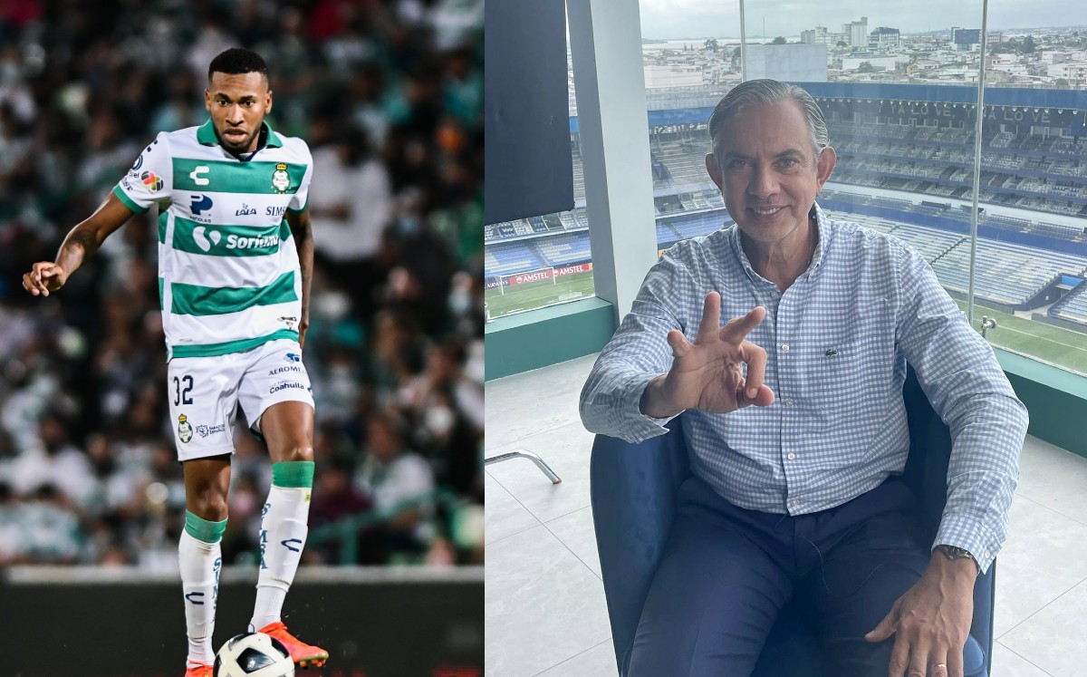 Presidente del Emelec reconoce interés por Ayrton Preciado | Foto: Mexsport - Twitter