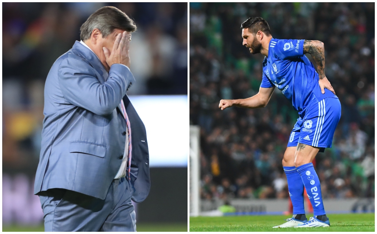 Miguel Herrera y André-Pierre Gignac / Fotos Mexsport