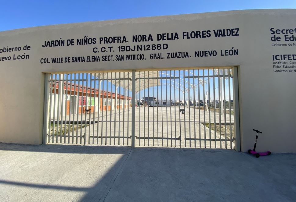 La fachada del jardín de niños Profesora Nora Delia Flores Valdez. | Pamela Villanueva