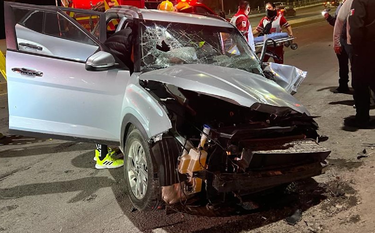 Accidente deja mujer de la tercera edad lesionada en Torreón