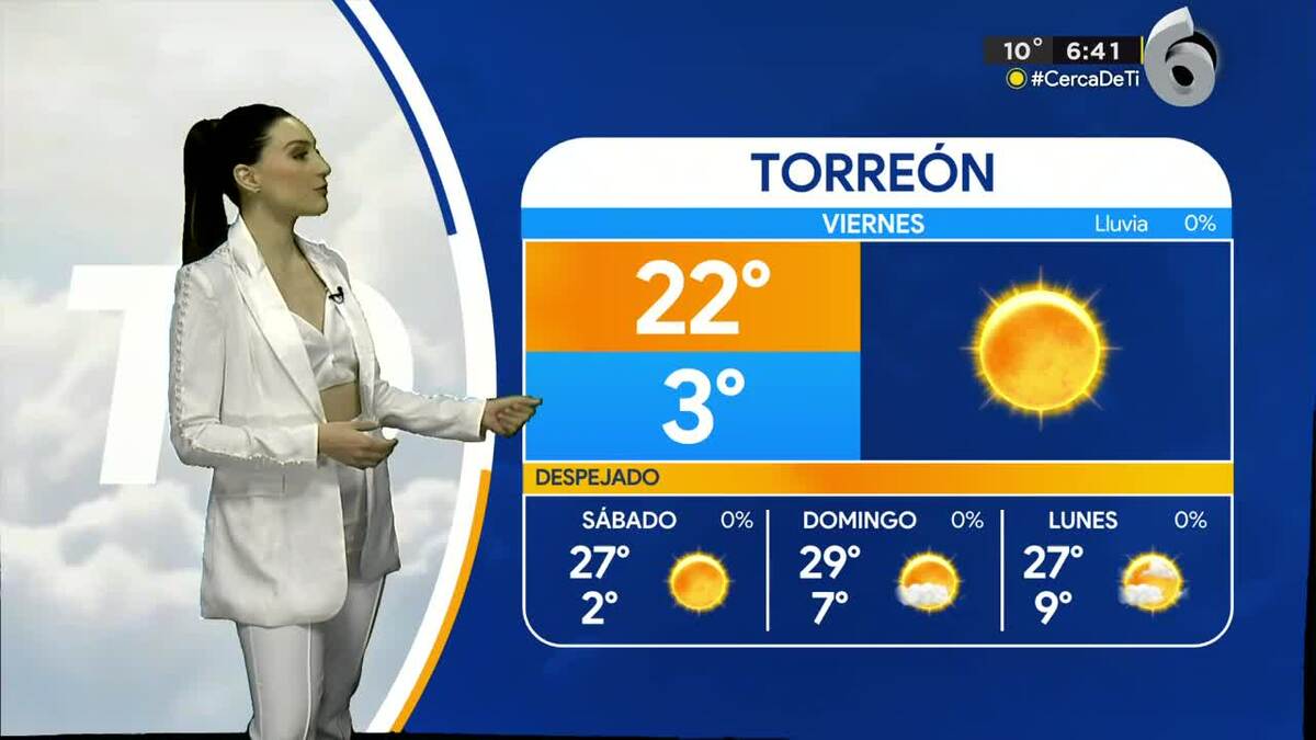 Pronóstico del tiempo para Laguna, con Diana Sánchez - 12 de enero de 2023