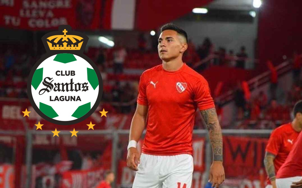Santos Laguna busca a Lucas González de Independiente | Foto: Especial