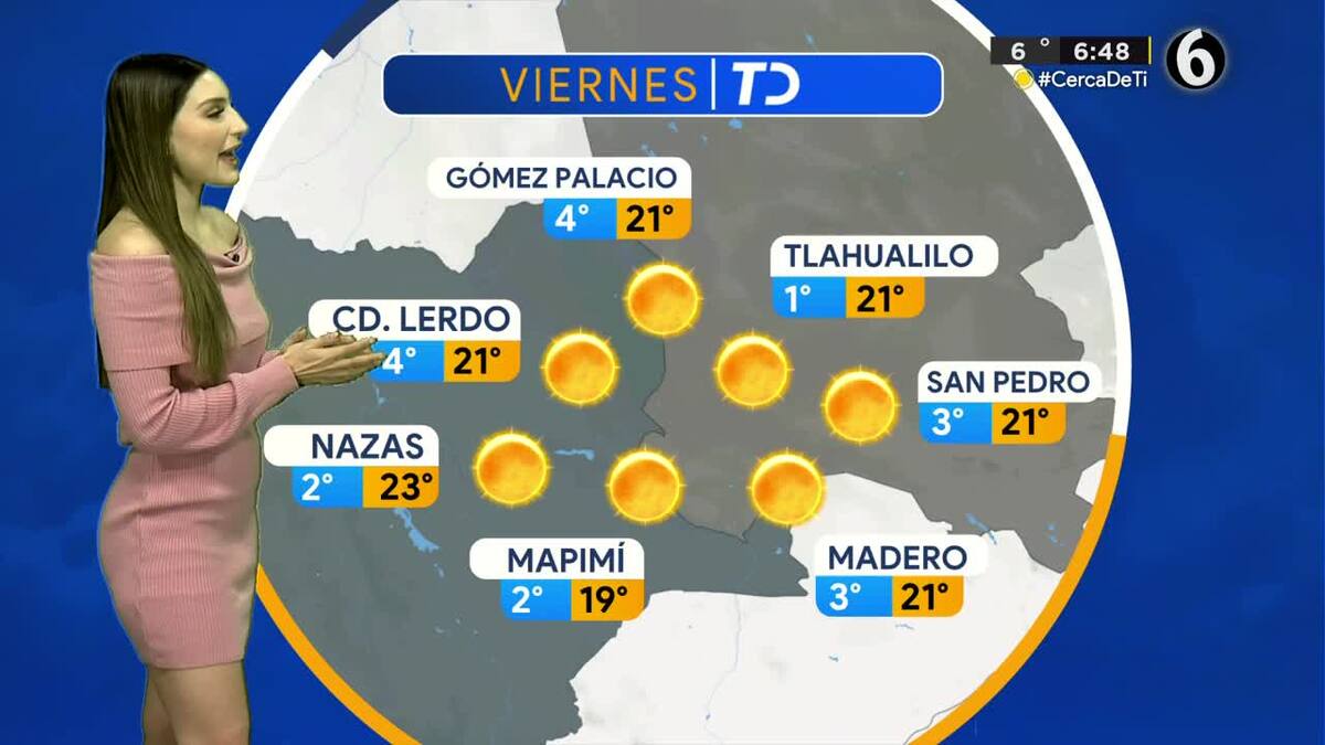 Pronóstico del tiempo para Laguna, con Diana Sánchez - 13 de enero de 2023