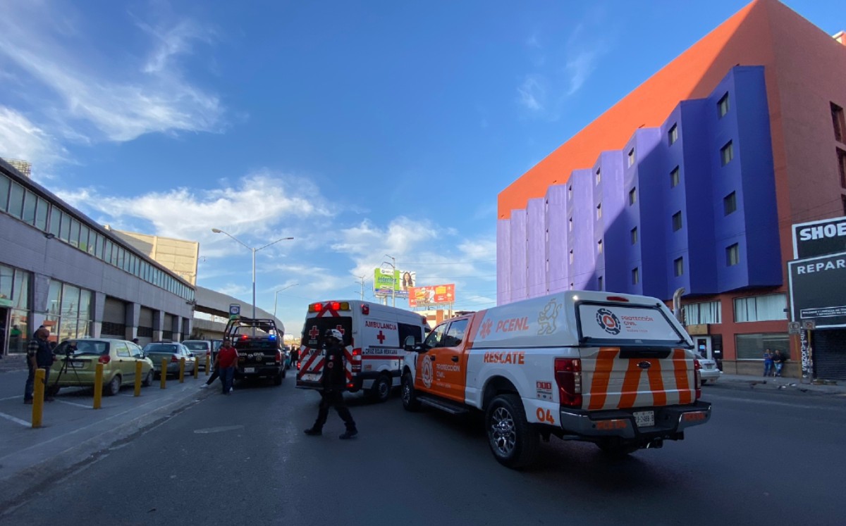 Accidente en avenida Cuauhtémoc en el centro de Monterrey | Frida Rodríguez