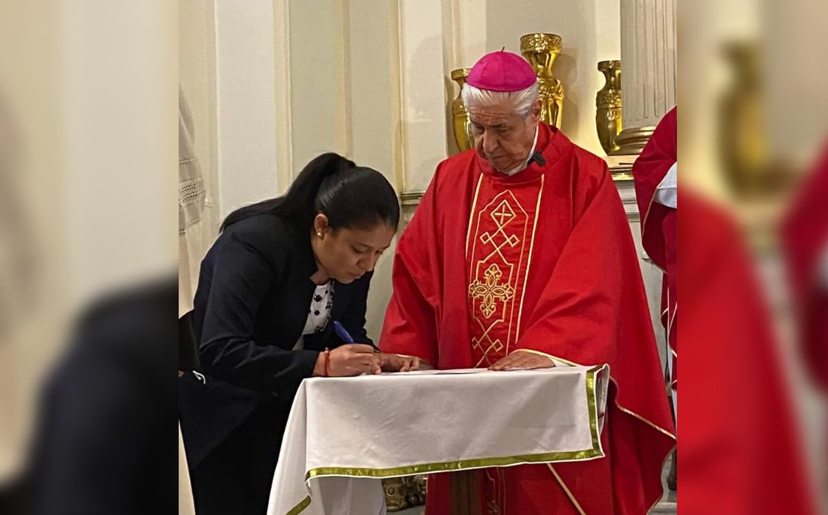 Zaira Margarita García hizo la profesión de fe y el juramento de fidelidad a la Iglesia en la Catedral | Especial