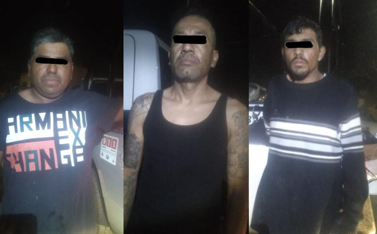 Detienen a 3 hombres armados y con droga en Escobedo. | Especial
