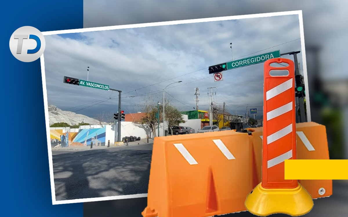 Cierre vial en San Pedro, Nuevo León. / Especial