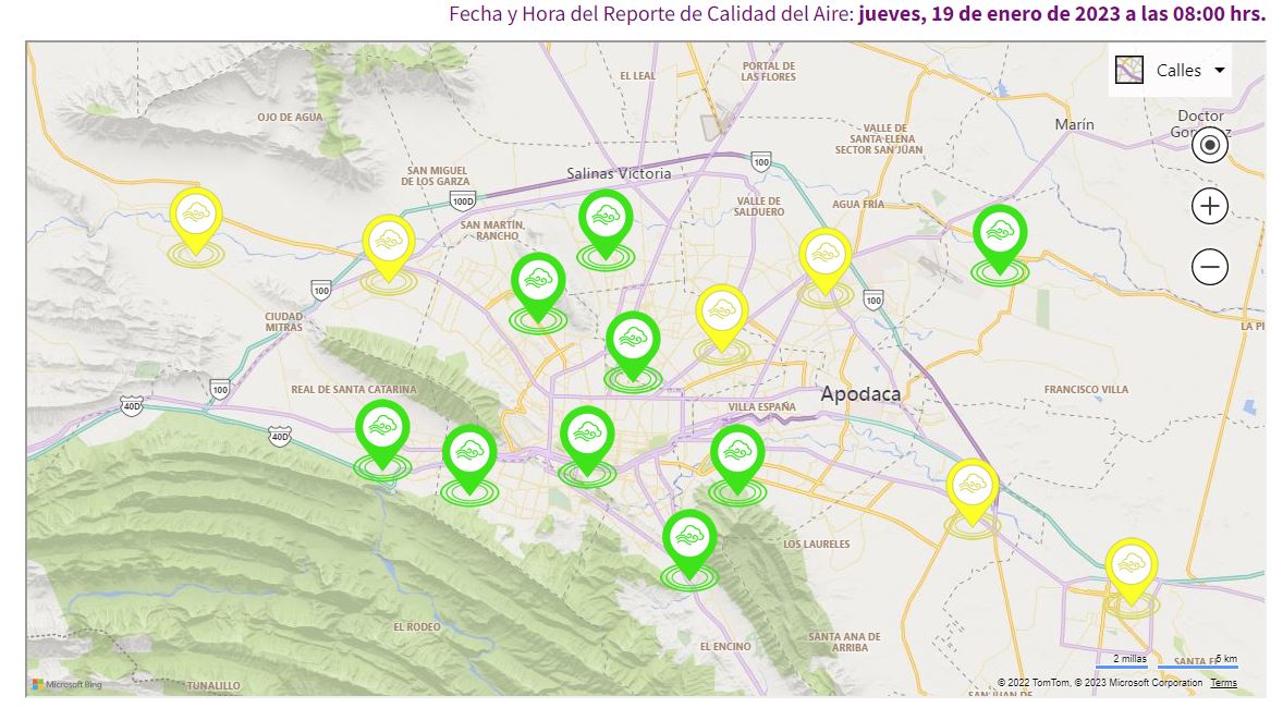 El Sistema Integral de Monitoreo Ambiental no registró mala calidad del aire en ninguna estación. | Cortesía