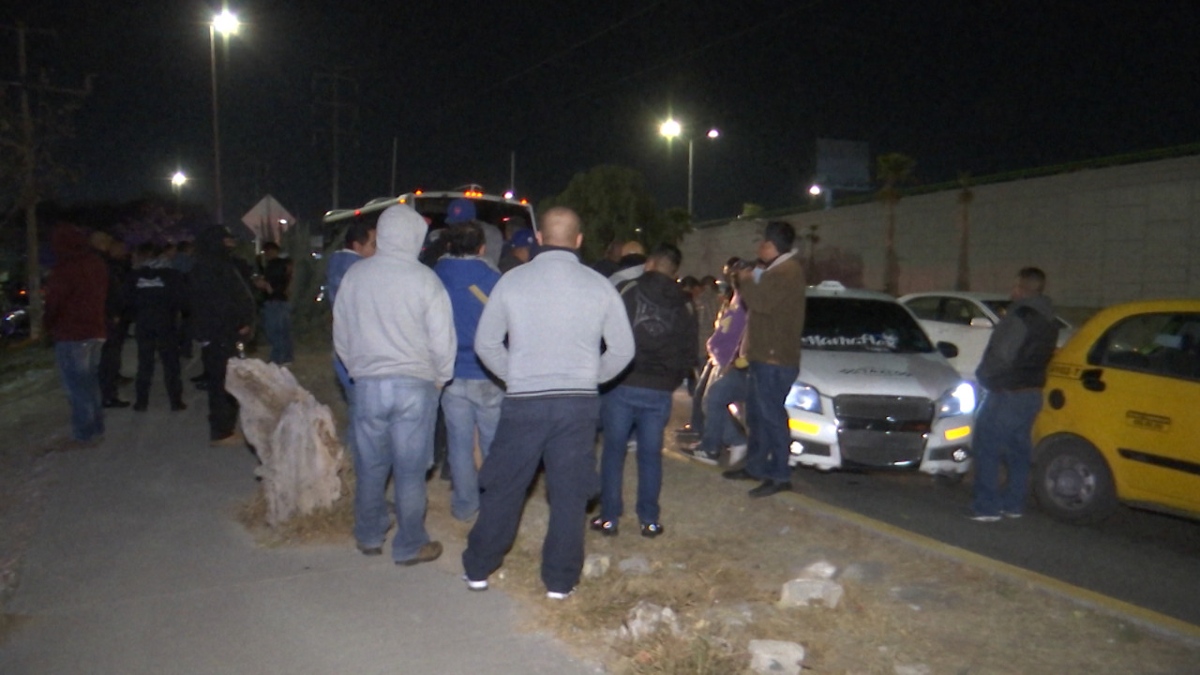 Riña provocada por accidente entre conductores en Saltillo.