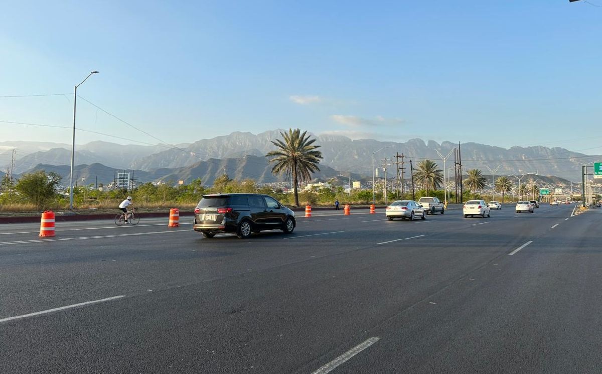 Reducen Vía Deportiva en Monterrey solo este domingo. | Pedro Delgado