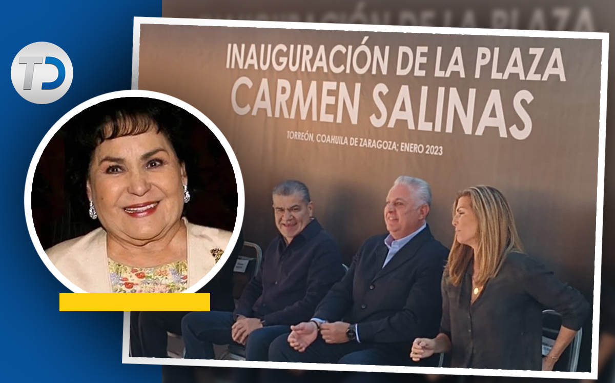 Inauguran plaza pública en honor a Carmen Salinas