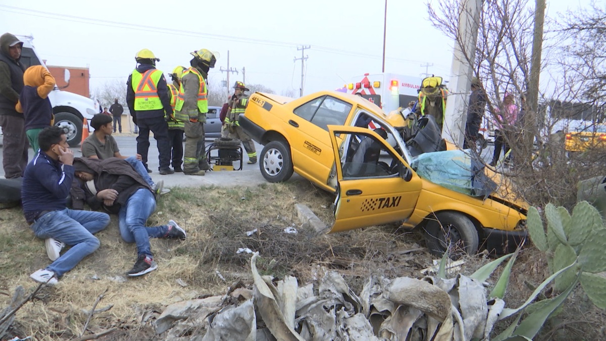 La causa del percance fue el presunto exceso de velocidad.