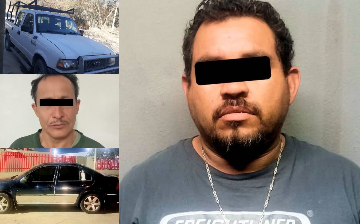Uno de los detenidos fue alcanzado cuando perseguía otro auto. / Especial