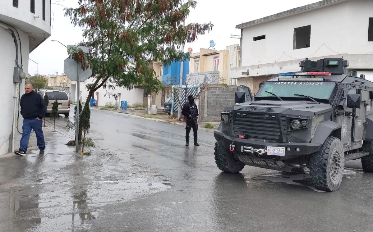 Cateo provoca movilización en la colonia Cantoral en Pesquería. | Agustín Martínez