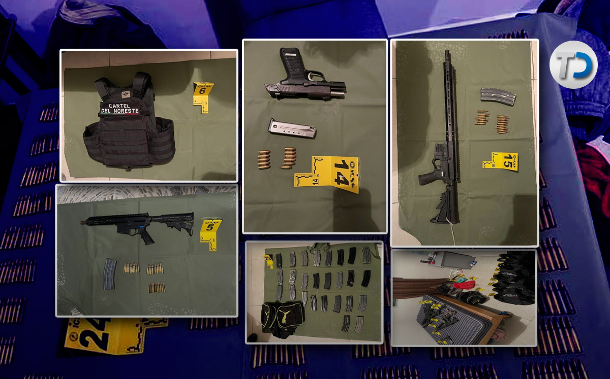 Aseguran armas tras catear un domicilio en Ciénega de Flores / Especial